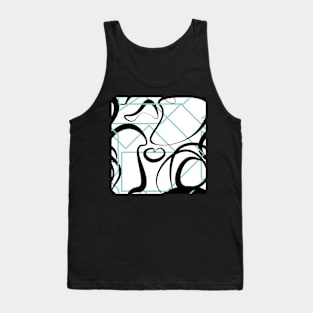 Abstract shapes geometric pattern Tank Top